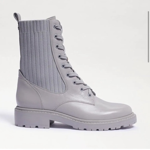 Sam Edelman Lydell Combat boot in Grey size 8.5 - Picture 7 of 9